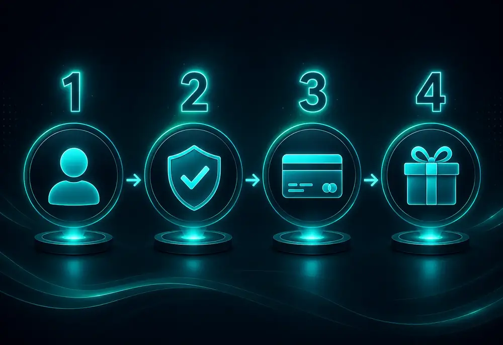 Time4Bets registration steps